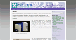 Desktop Screenshot of metroninstruments.com